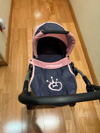 Cochecito de  Muñecas Azul y Rosa.