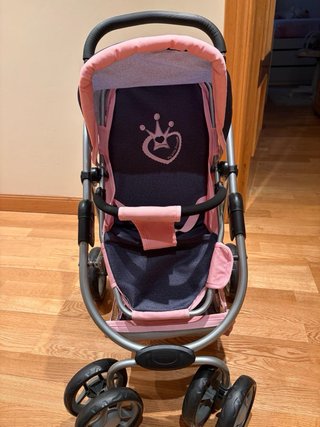 Cochecito de  Muñecas Azul y Rosa.