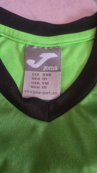 Conjunto Joma verde y negro 10 años