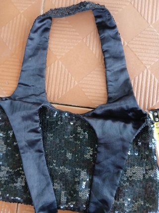Bolso fiesta lentejuelas negro