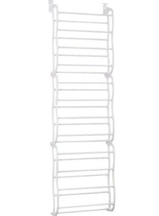 Zapatero Colgante Puerta Plástico Blanco