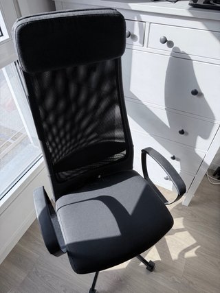 Silla de oficina Markus Ikea Negra