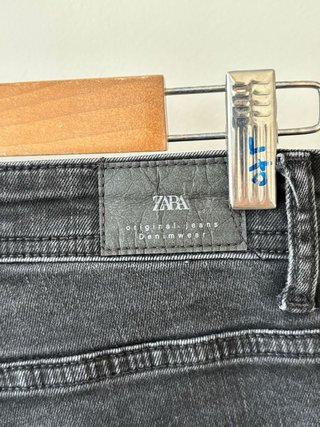 Vaqueros Zara "Original Jeans" – Negro -36