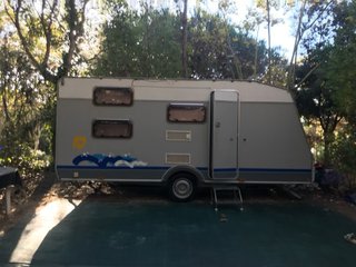 Caravana para camping