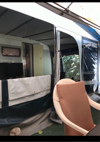 Caravana para camping