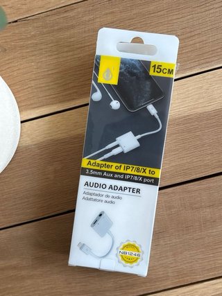 Adaptador Audio iPhone 7/8/X a 3.5mm