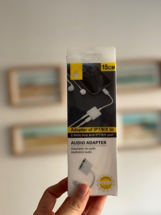 Adaptador Audio iPhone 7/8/X a 3.5mm