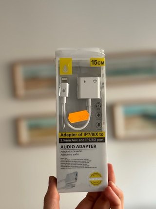 Adaptador Audio iPhone 7/8/X a 3.5mm