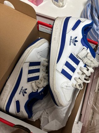 Adidas Forum Low Blancas y Azules