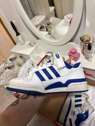 Adidas Forum Low Blancas y Azules