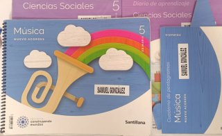 5° primaria libro música + cuadernillo