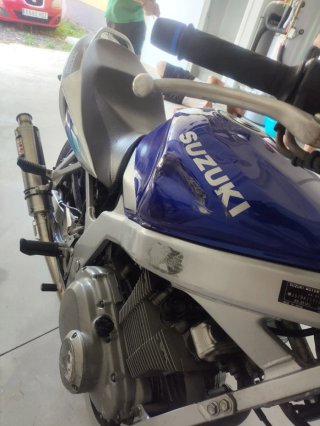 Suzuki GS 500 Azul