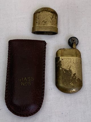 Encendedor gasolina antiguo Brass N5