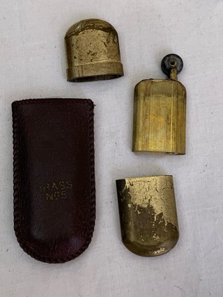 Encendedor gasolina antiguo Brass N5