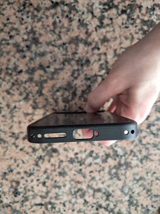Capa Magnética Preta Fosca P/ Realme