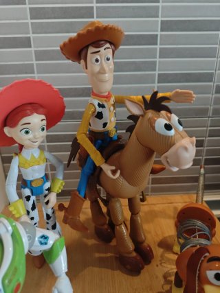 Lote Figuras Toy Story Buzz, Woody, Jessie, Slinky