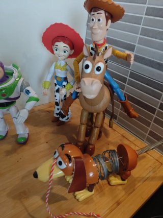 Lote Figuras Toy Story Buzz, Woody, Jessie, Slinky