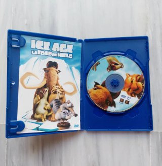 DVDs Ice Age 1, 3 y 4