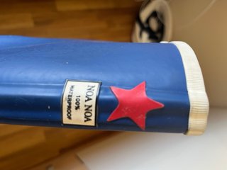 Botas de agua azules mujer