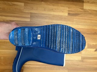Botas de agua azules mujer