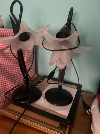 Lámpara de techo y 2 de mesa
