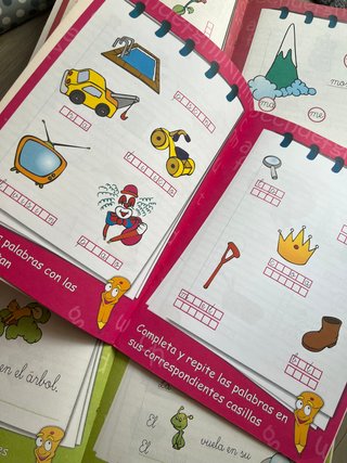 Cuadernillos 5/6 años lectoescritura NUEVOS