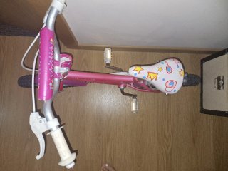 Bicicleta infantil rosa