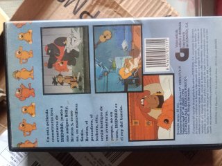 Dibujos VHS gato Isidoro y cuentos navidad