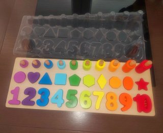 Juego educativo infantil madera