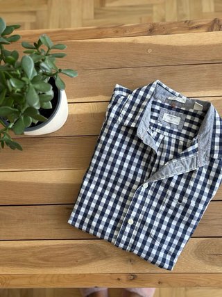 Camisa de cuadros hombre