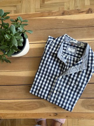 Camisa de cuadros hombre