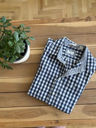 Camisa de cuadros hombre