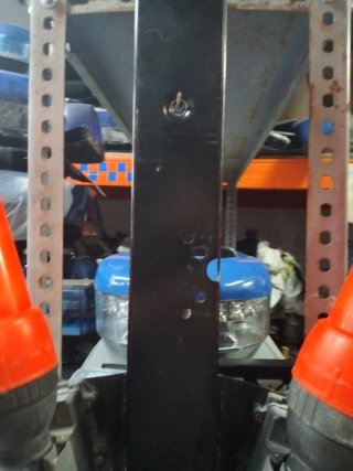 Soporte linternas mampara