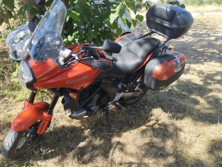 Moto Adventure/Touring Naranja