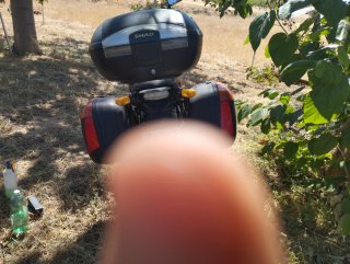 Moto Adventure/Touring Naranja