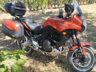 Moto Adventure/Touring Naranja