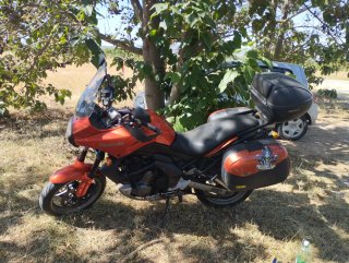 Moto Adventure/Touring Naranja