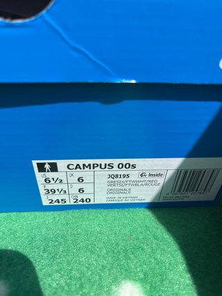 Adidas Campus Gris y Rojo