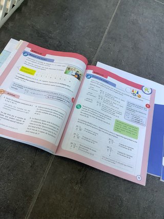Pack de 3 libros de matemáticas