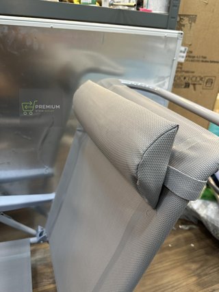 Relaxdays Tumbona Plegable con Reposacabezas