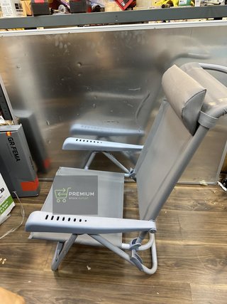 Relaxdays Tumbona Plegable con Reposacabezas