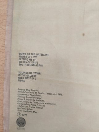 Dire Straits Vinilo LP