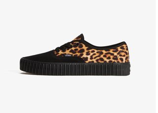 Zapatillas Vans leopardo y negras