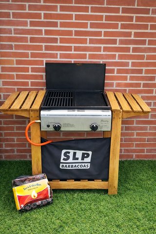 Barbacoa Gas Bounty con Piedras Lava