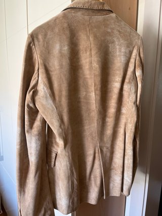 Chaqueta de ante y piel