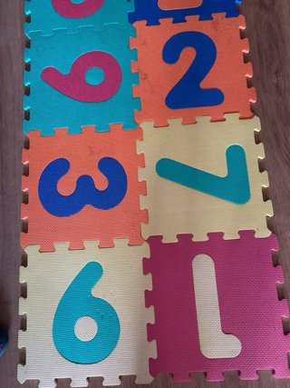 Alfombra de números para bebés 28 piezas