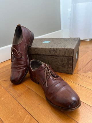 Moma Scarpe Stringate Pelle Marrone Tg 41