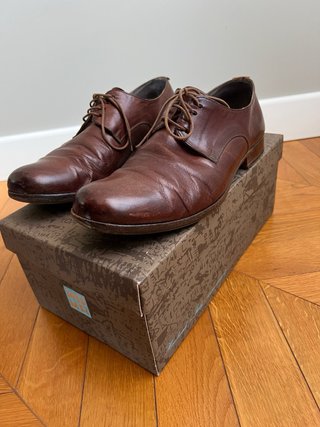 Moma Scarpe Stringate Pelle Marrone Tg 41