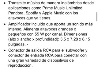 Amplificador Sonos AMP ZP120