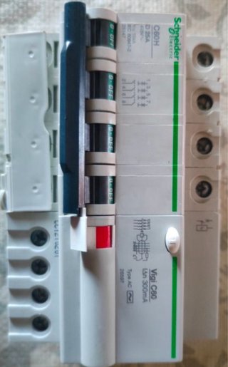 Disyuntor Schneider C60H D 25A